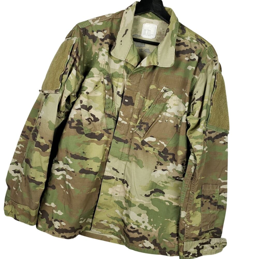 US Army OCP Combat Uniform Top Jacket Small Reg Multicam Military Surplus w/ Hat